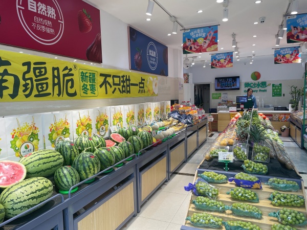 M8185 万人商圈!梅溪湖黄jin旺铺品牌绿叶水果店 M8185 万人商圈!梅溪湖黄jin旺铺品牌绿叶水果店