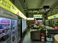 dA129雨花区高档大型成熟小区临街底商生鲜水果超市转让