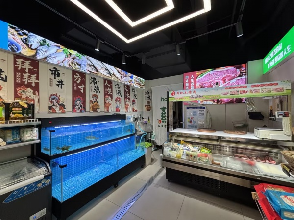 Y06110日营4k大型小区出入口精装生鲜水果超市带冷库转 Y06110日营4k大型小区出入口精装生鲜水果超市带冷库转