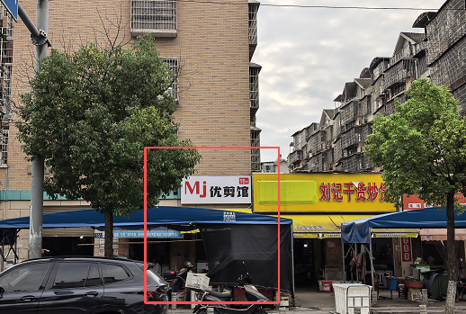 Y08073岳麓区黄鹤小区菜市场出入口10平美发门面空转 Y08073岳麓区黄鹤小区菜市场出入口10平美发门面空转